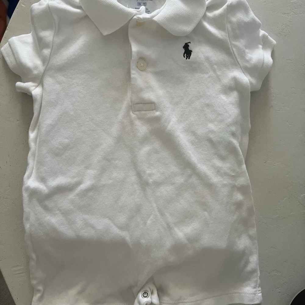 Ralph Lauren baby  White Polo Shirt